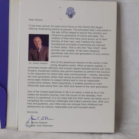 Dr James Dobson Your Child Essentials of Discipline DVD Set Focus on the Family - Picture 8 of 12